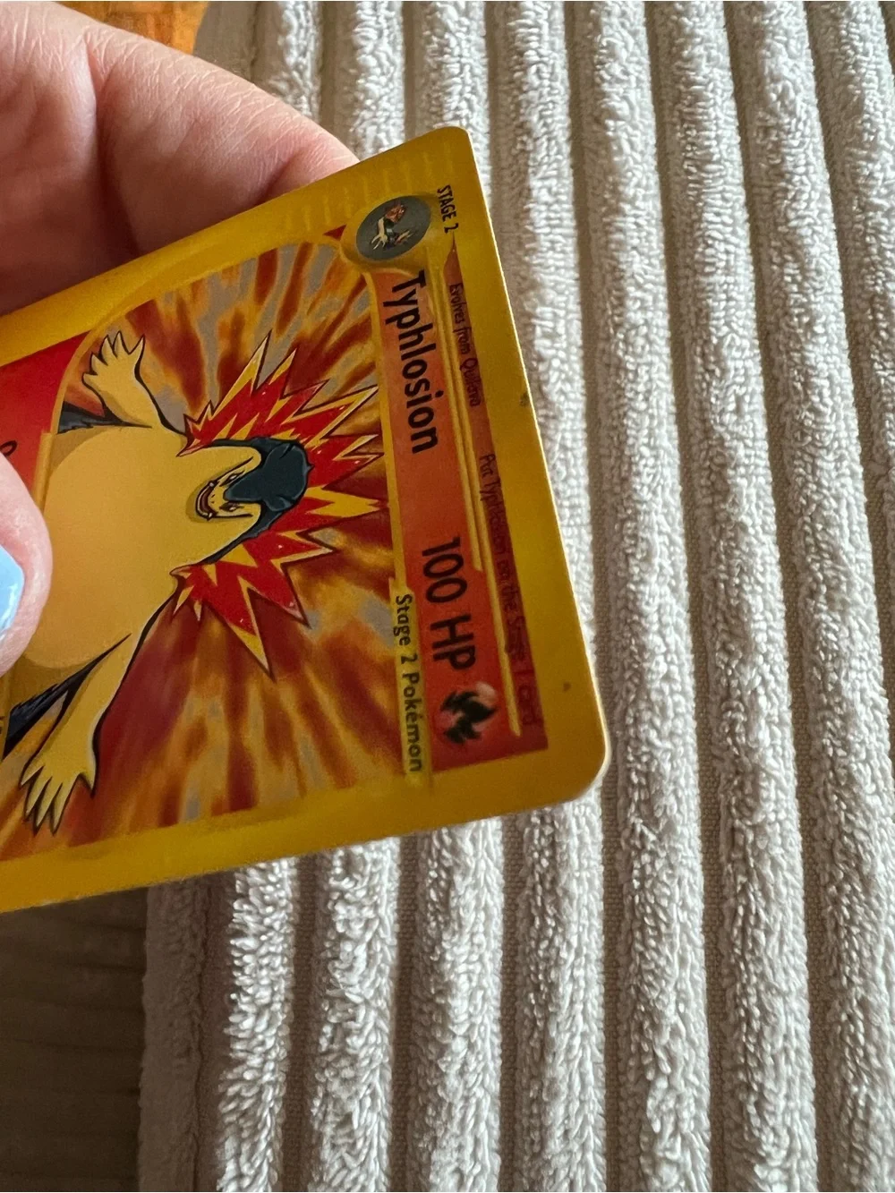 2002 RARE Typhlosion Ex Non Holo 64/165 Pokémon Card